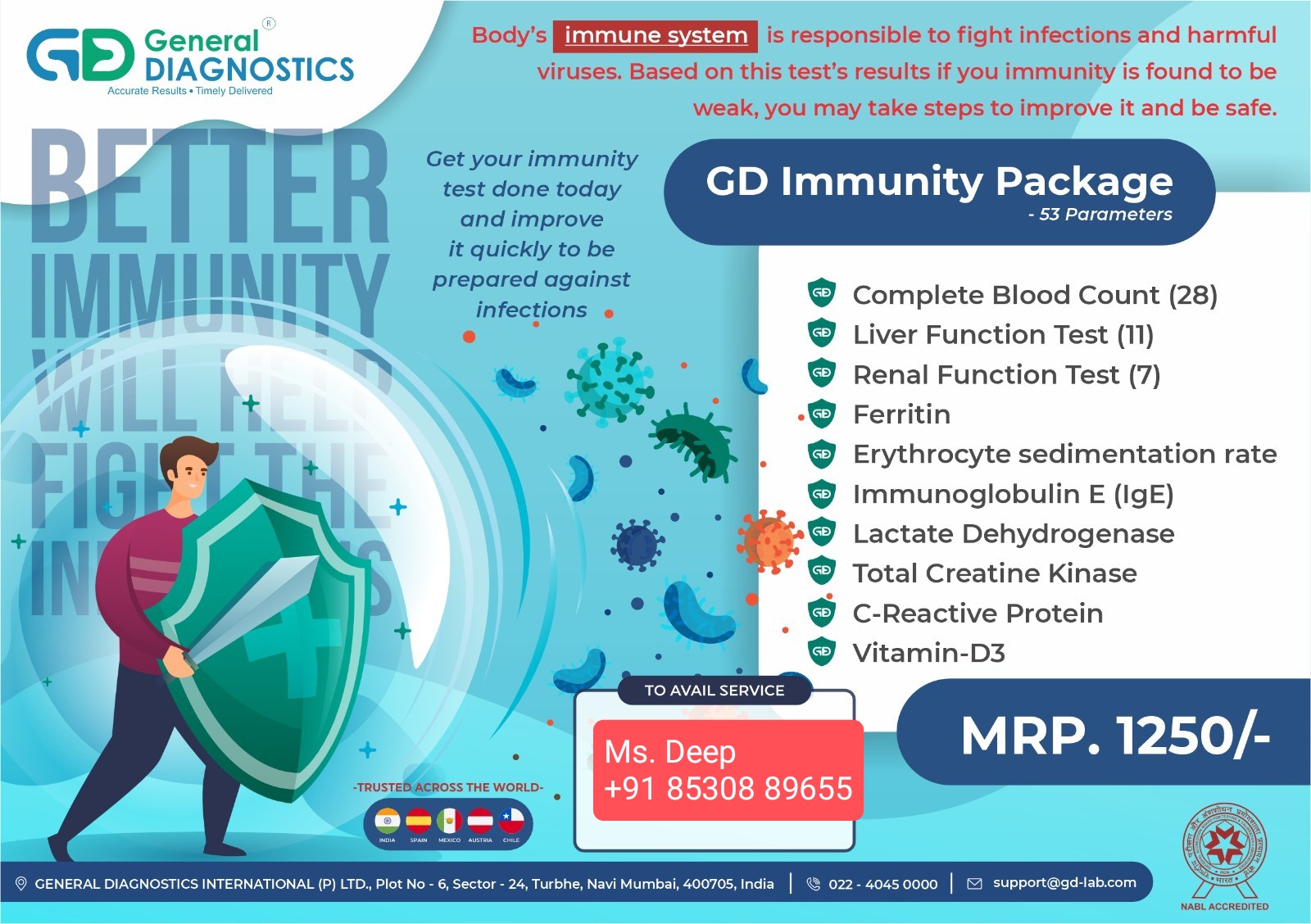 GD Immunity Package brochure leaflet